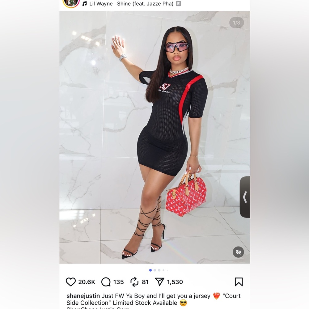Shane Justin jersey dress